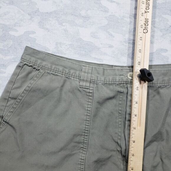 Woolrich Shorts‎ Womens 13 Gray High Rise Hiking Outdoors Cotton - Picture 7 of 12